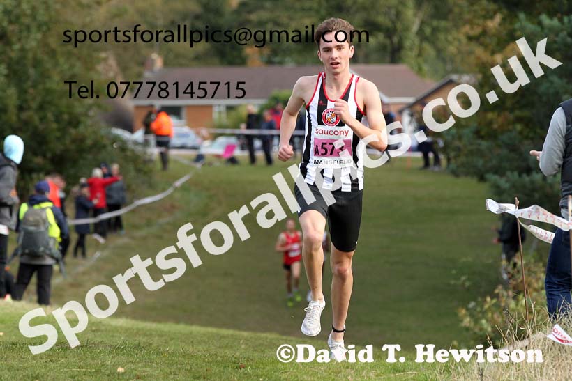 Junior mens 2021 National Cross Country Relays, Berry Hill Park, Mansfield. Photo: David T. Hewitson/Sports for All Pics